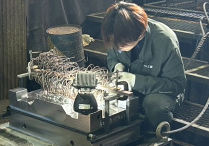 治具調整（独自技術の継承）