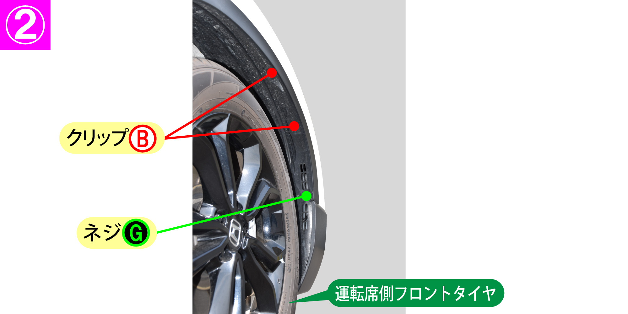 CR-V(RT6)のホーン交換